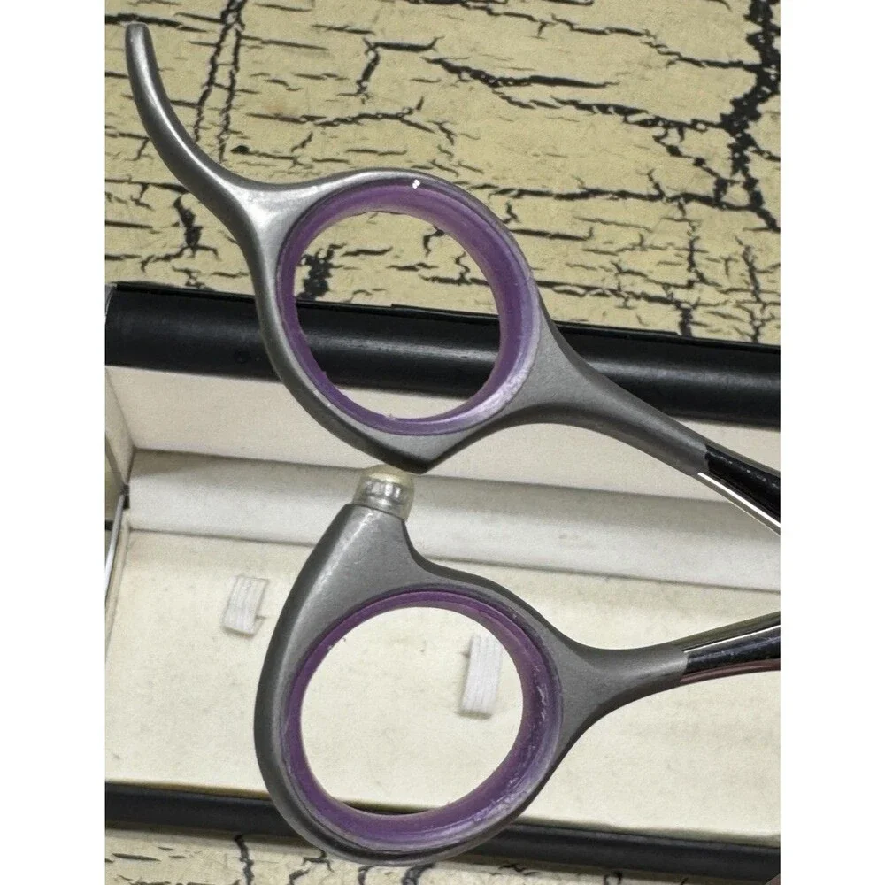 Chris Christensen Grooming Shears Scissors S104 Dog Groomer Chunker Blender Case